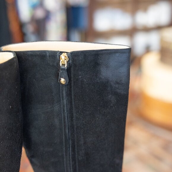 Charlotte Olympia ‘Barbara Star’ Suede Knee High Boots — Size 39 / 8.5 - Picture 12 of 14
